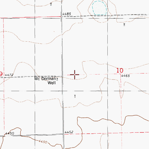 Topographic Map of 06123 Water Well, NM