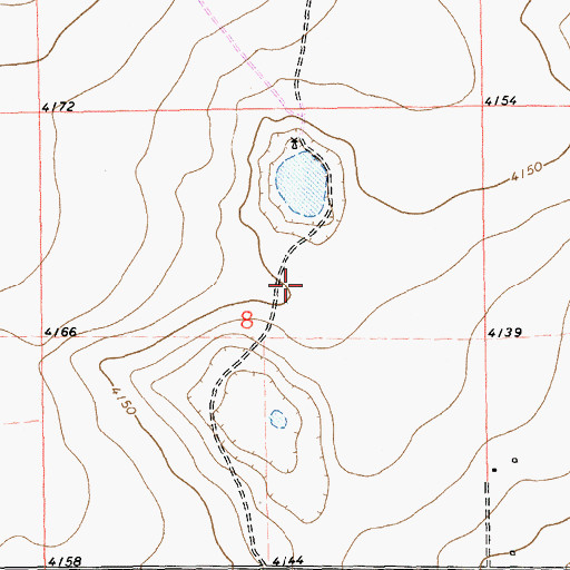 Topographic Map of 11291 Water Well, NM