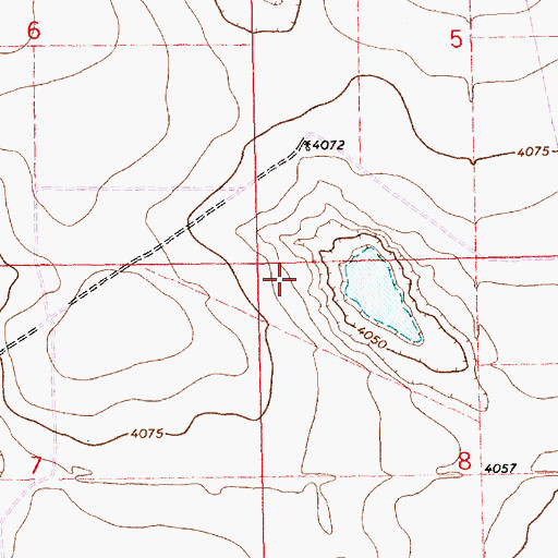 Topographic Map of 11338 Water Well, NM