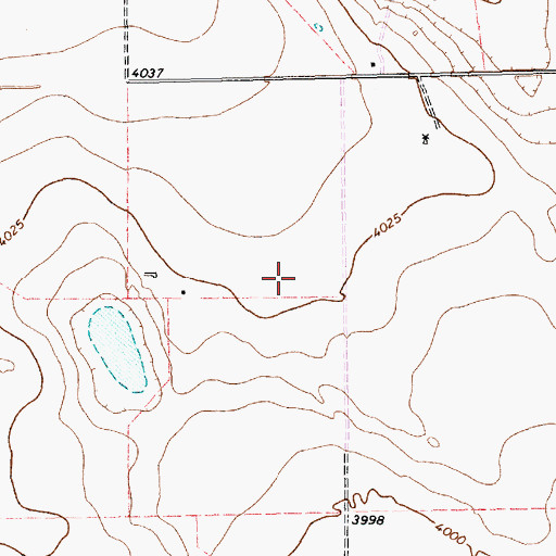 Topographic Map of 12534 Water Well, NM