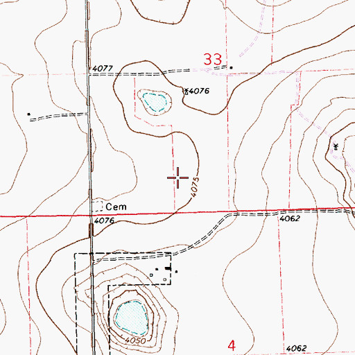 Topographic Map of 11196 Water Well, NM