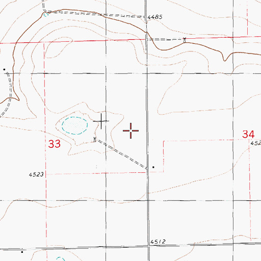 Topographic Map of 06047 Water Well, NM
