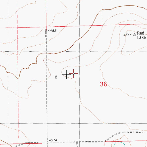 Topographic Map of 06083 Water Well, NM