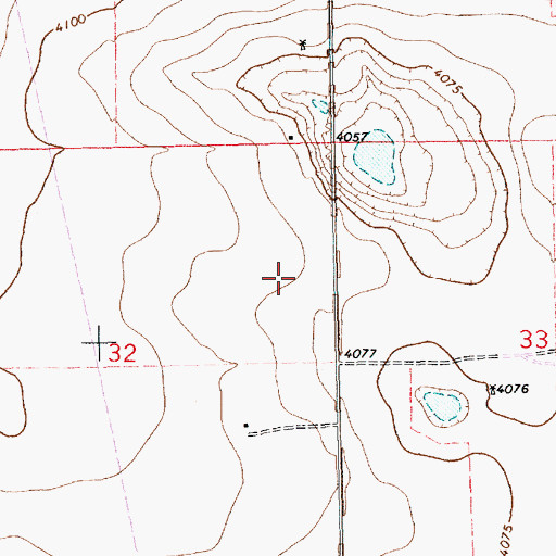 Topographic Map of 11190 Water Well, NM
