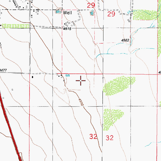 Topographic Map of 10141 Water Well, NM