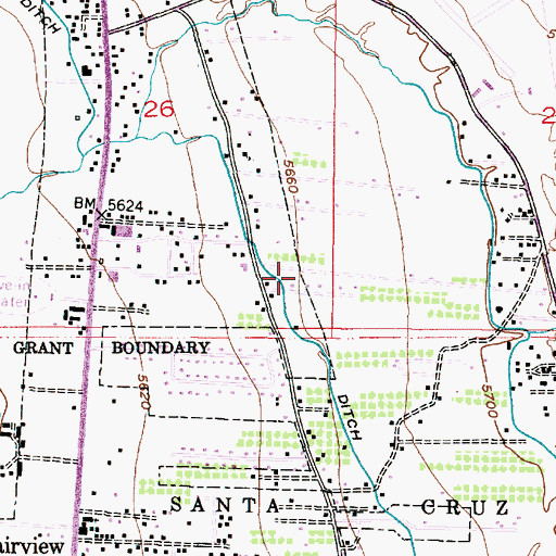 Topographic Map of RG-13717 Water Well, NM