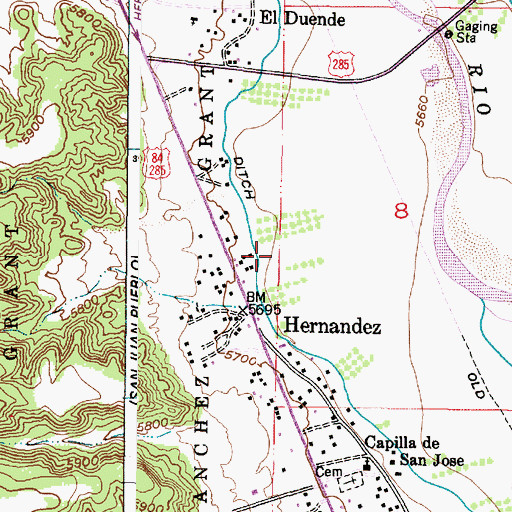 Topographic Map of RG-14495 Water Well, NM