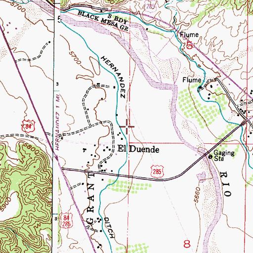 Topographic Map of RG-13525 Water Well, NM