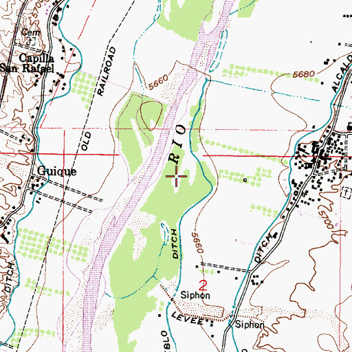 Topographic Map of RG-32029 Water Well, NM