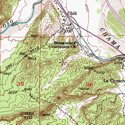 Topographic Map of RG-27605 Water Well, NM