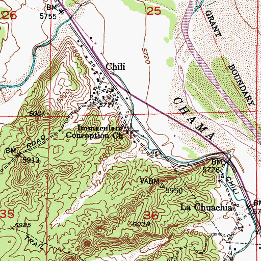 Topographic Map of RG-14729 Water Well, NM