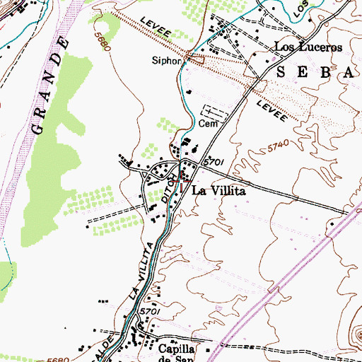 Topographic Map of RG-4411 Water Well, NM