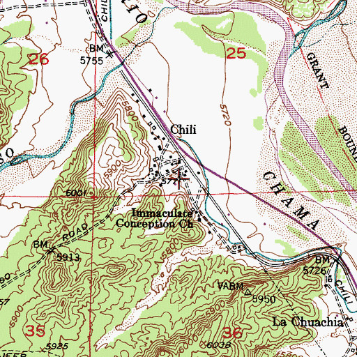 Topographic Map of RG-21083 Water Well, NM