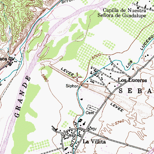 Topographic Map of RG-16303 Water Well, NM