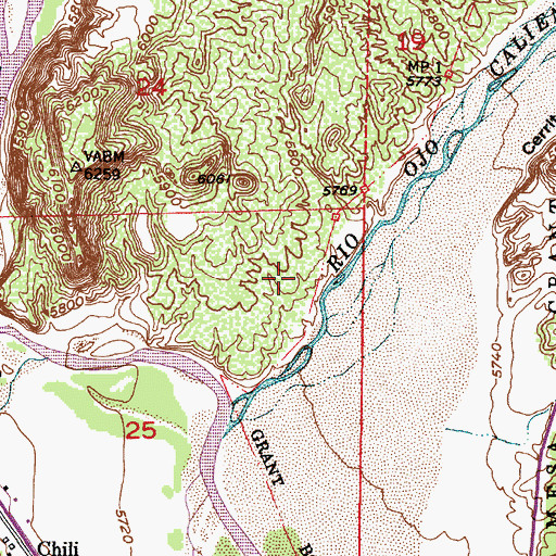 Topographic Map of RG-1607 Water Well, NM