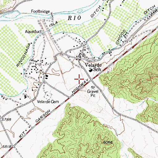 Topographic Map of RG-13374 Water Well, NM