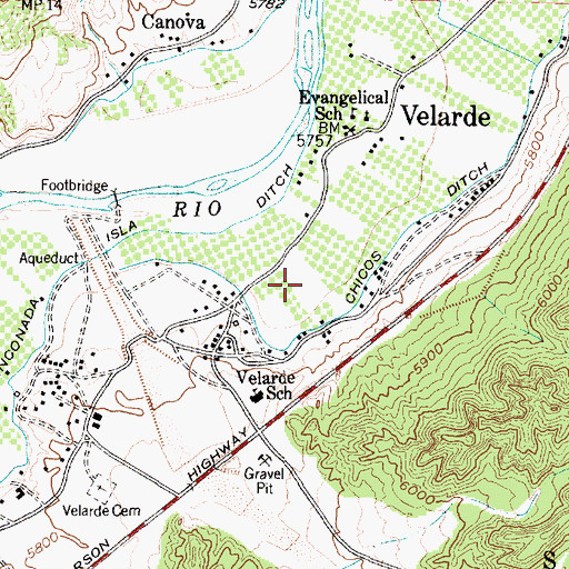 Topographic Map of RG-17509 Water Well, NM