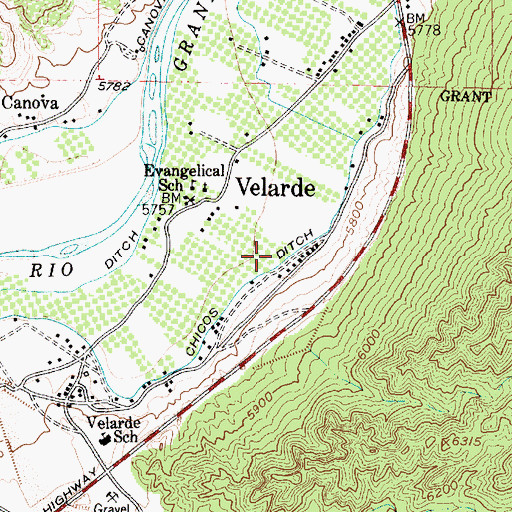 Topographic Map of RG-4223 Water Well, NM