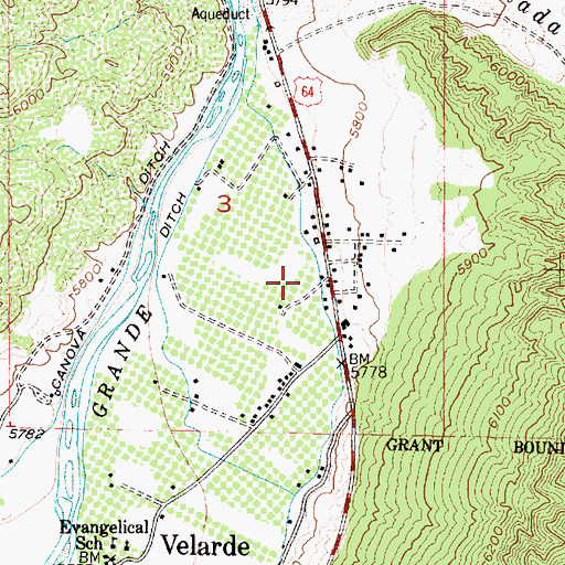 Topographic Map of RG-27114 Water Well, NM