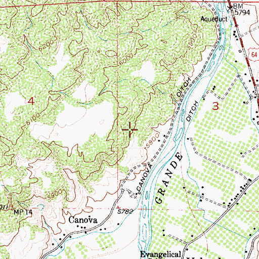 Topographic Map of RG-25117 Water Well, NM