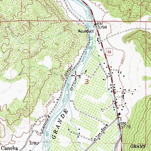 Topographic Map of RG-15579 Water Well, NM