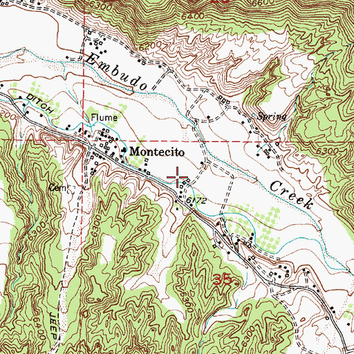 Topographic Map of RG-19538 Water Well, NM