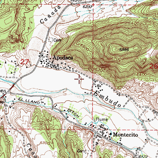 Topographic Map of RG-5488 Water Well, NM