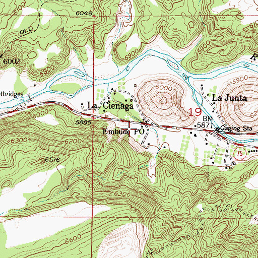 Topographic Map of RG-12104 Water Well, NM