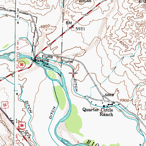 Topographic Map of RG-17400 Water Well, NM
