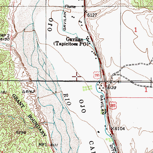 Topographic Map of RG-1623 Water Well, NM