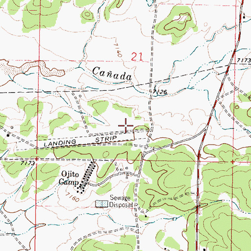 Topographic Map of OJ170 5 Water Well, NM