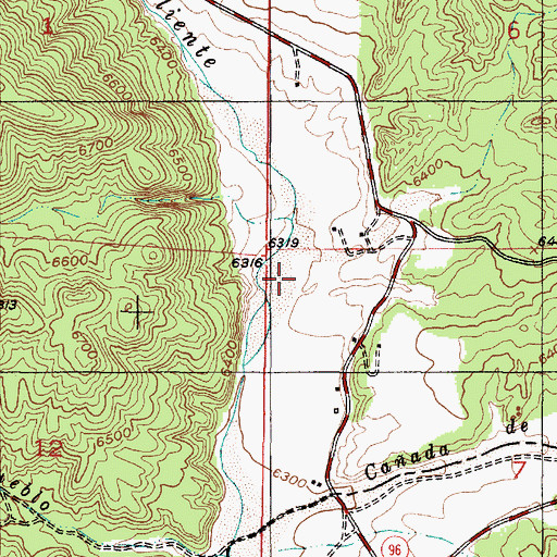 Topographic Map of RG-29941 Water Well, NM