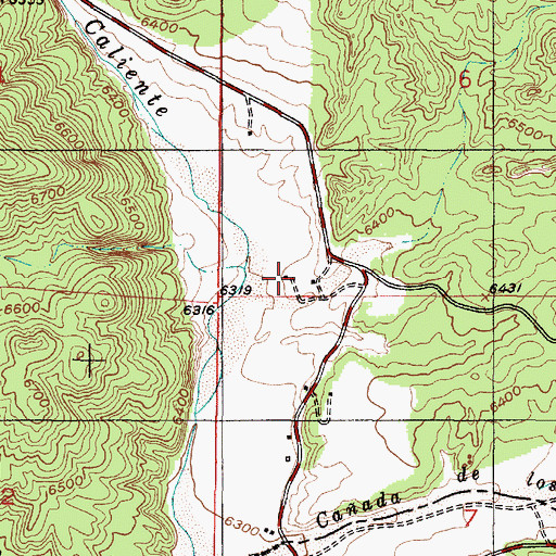 Topographic Map of RG-10037 Water Well, NM