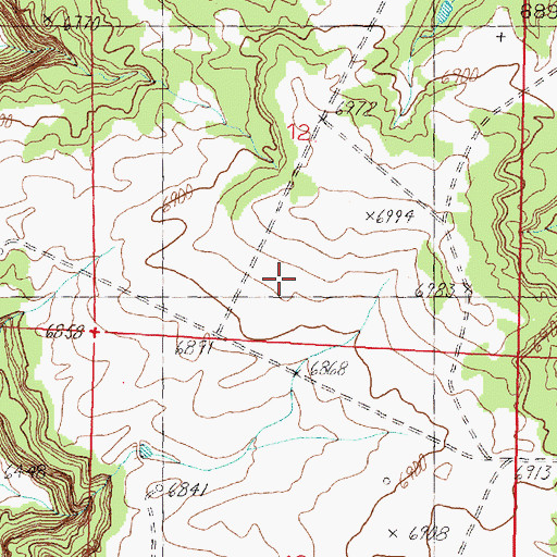 Topographic Map of Pinetree Water Well, NM
