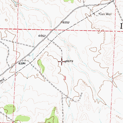 Topographic Map of Champarell Water Well, NM