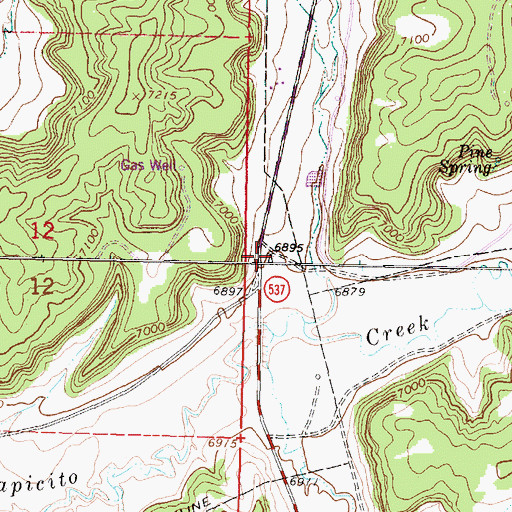 Topographic Map of Counting Pens Water Well, NM