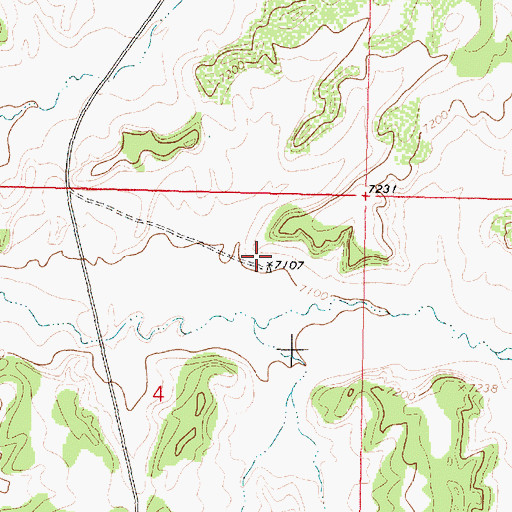 Topographic Map of L Garambullo Water Well, NM