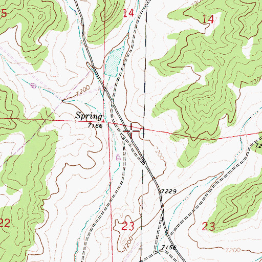 Topographic Map of Calvin Veneno Water Well, NM