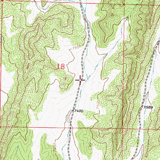 Topographic Map of Freda Havens Water Well, NM