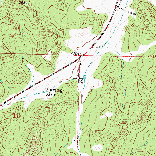 Topographic Map of Garcia Water Well, NM