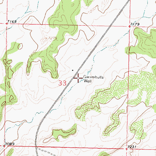 Topographic Map of Garambulla Water Well, NM