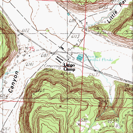 Topographic Map of Largo 2 Water Well, NM