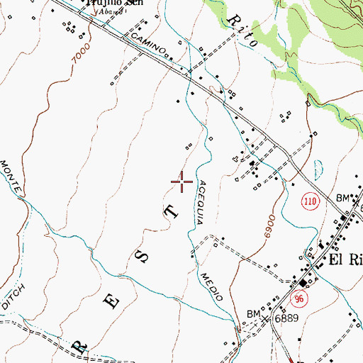 Topographic Map of RG-12986 Water Well, NM