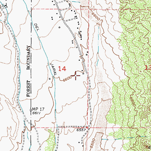 Topographic Map of RG-22770 Water Well, NM