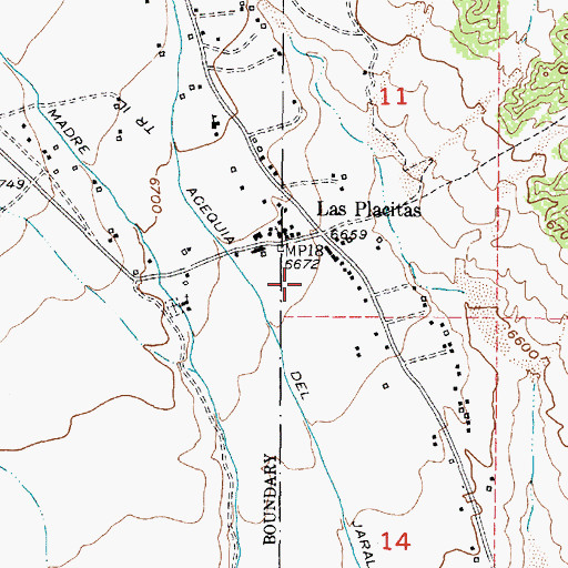 Topographic Map of RG-11855 Water Well, NM