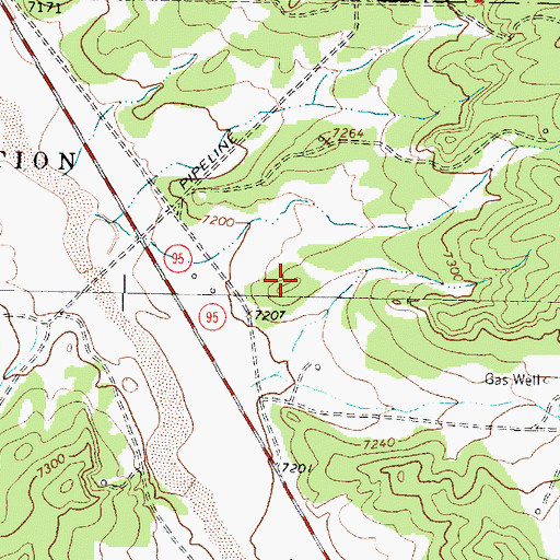 Topographic Map of Rebecca Velarde Water Well, NM