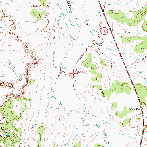 Topographic Map of Leeper Number 2 Water Well, NM