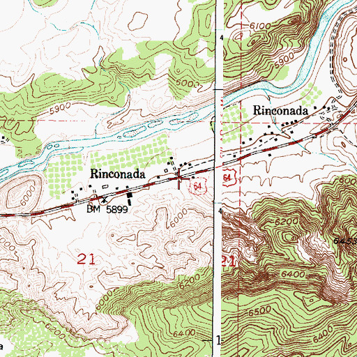 Topographic Map of RG-22822 Water Well, NM