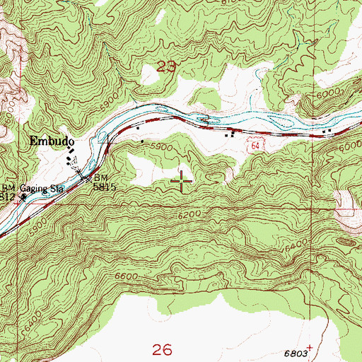 Topographic Map of RG-19333 Water Well, NM