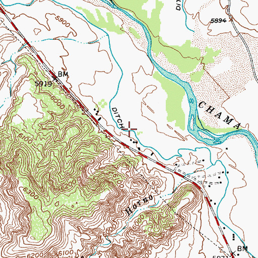 Topographic Map of RG-12541 Water Well, NM